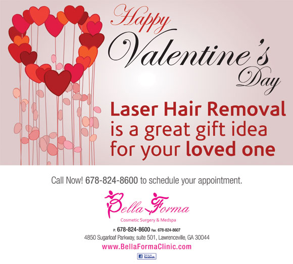 Laser Hair Removal Valentine's Day Gift Idea | Bella Forma