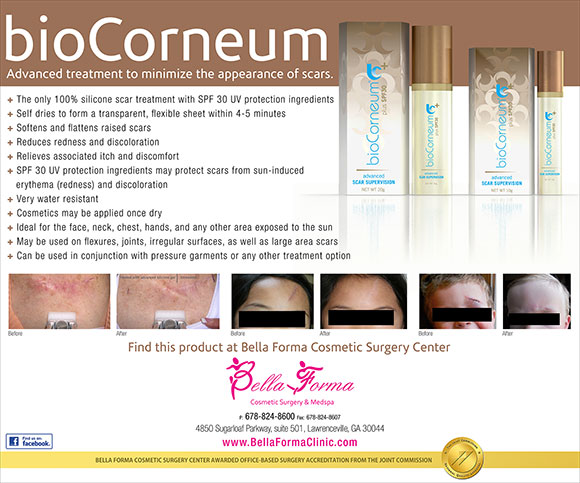 bioCorneum treatment for Scars